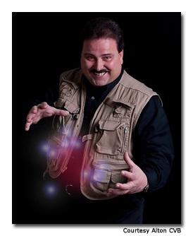 “Ghost catcher” Gary Hawkins is knowledgeable about Alton’s history and makes for a wonderful guide.